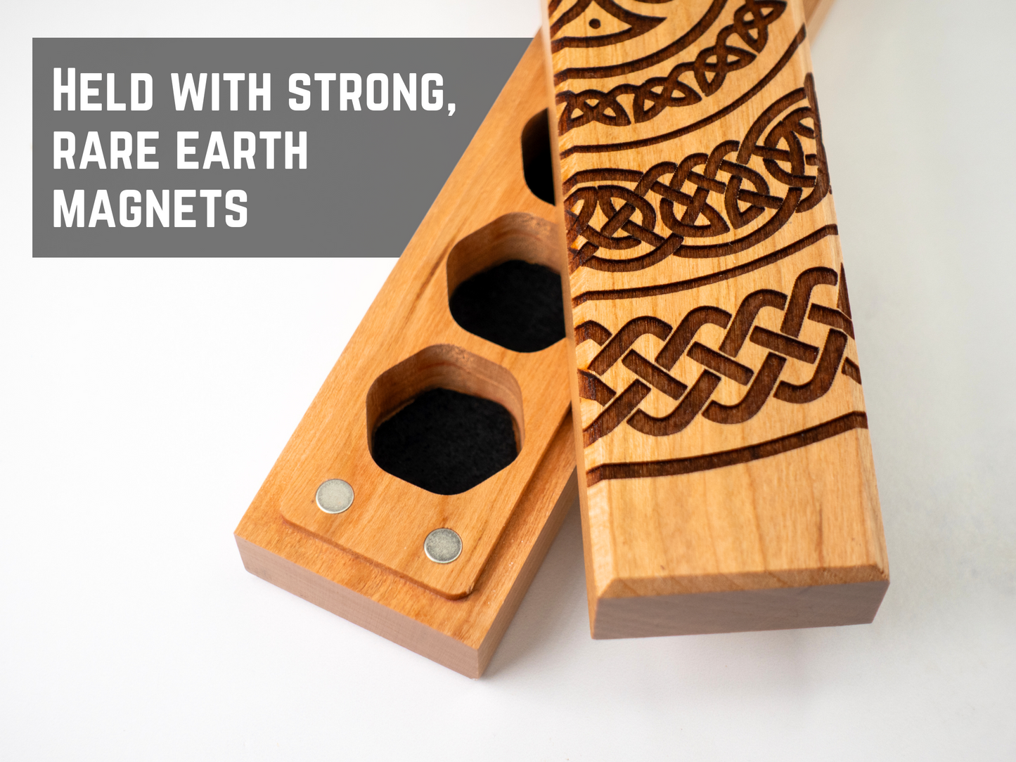 Celtic Rings | Engraved Council of 7 Dice Vault