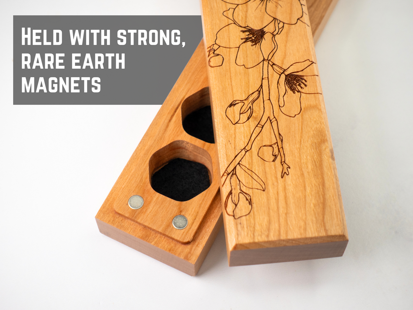 Cherry Blossoms | Engraved Council of 7 Dice Vault