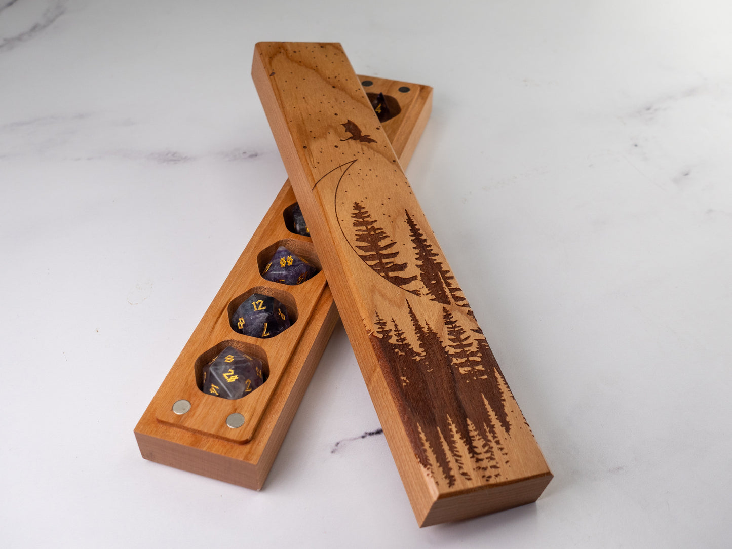 Dragon Moon | Engraved Council of 7 Dice Vault