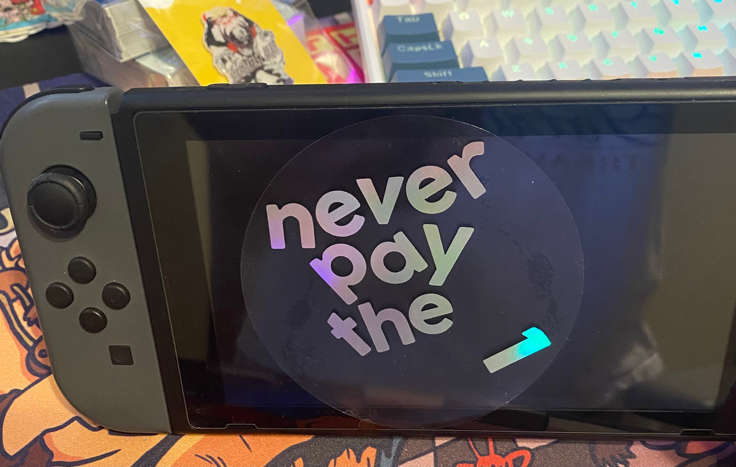 "Never Pay the 1" Reflective Sticker