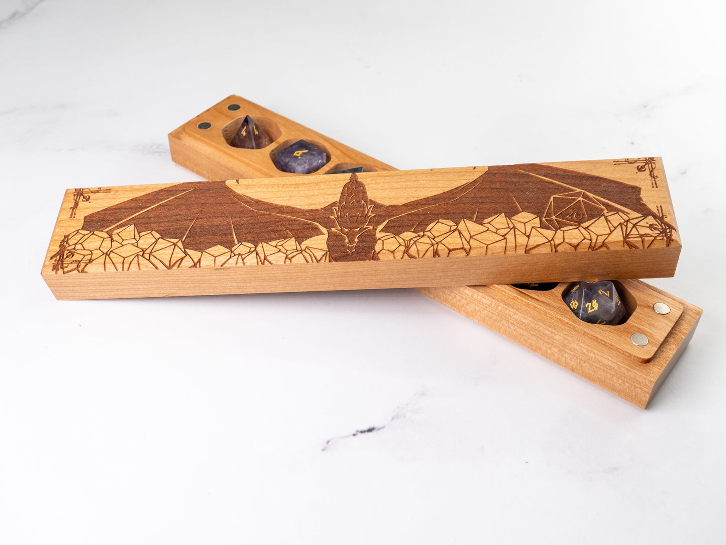 Dragon's Hoard | Engraved Council of 7 Dice Vault